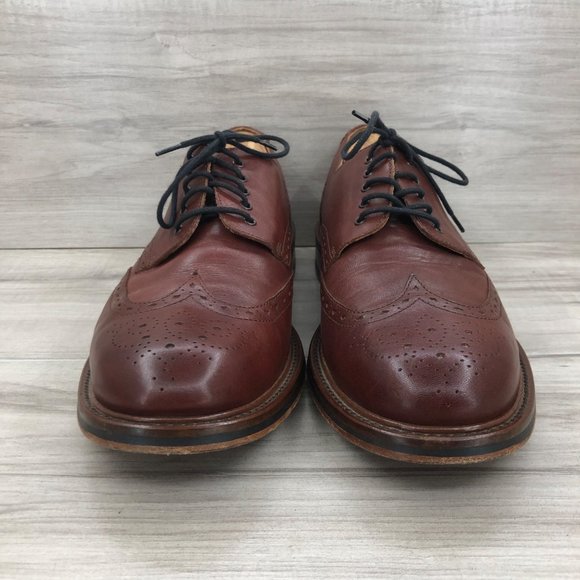 Mr. B\'s Aldo Oxfords Mens 12 Brown Leather Wingtip Derby Dress Shoes main image 6